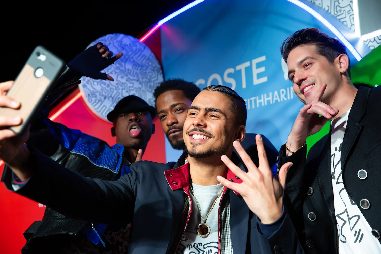 未使用LACOSTE × Keith Haring コラボ リュック 総柄 完売 Lacoste Celebrates The Global Launch Of Its Keith Haring